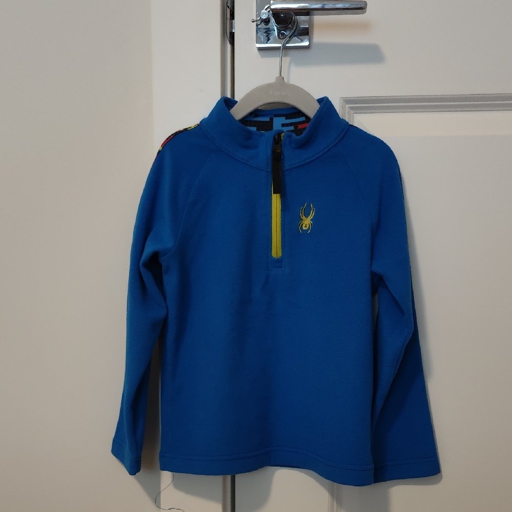 Spyder Blue Fleece with Colorful Accents